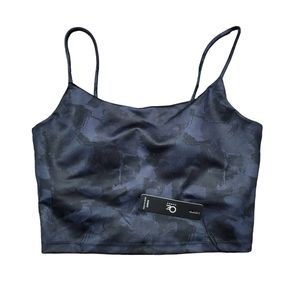 NWT Ouges Camo Yoga Cropped Bra Top size L